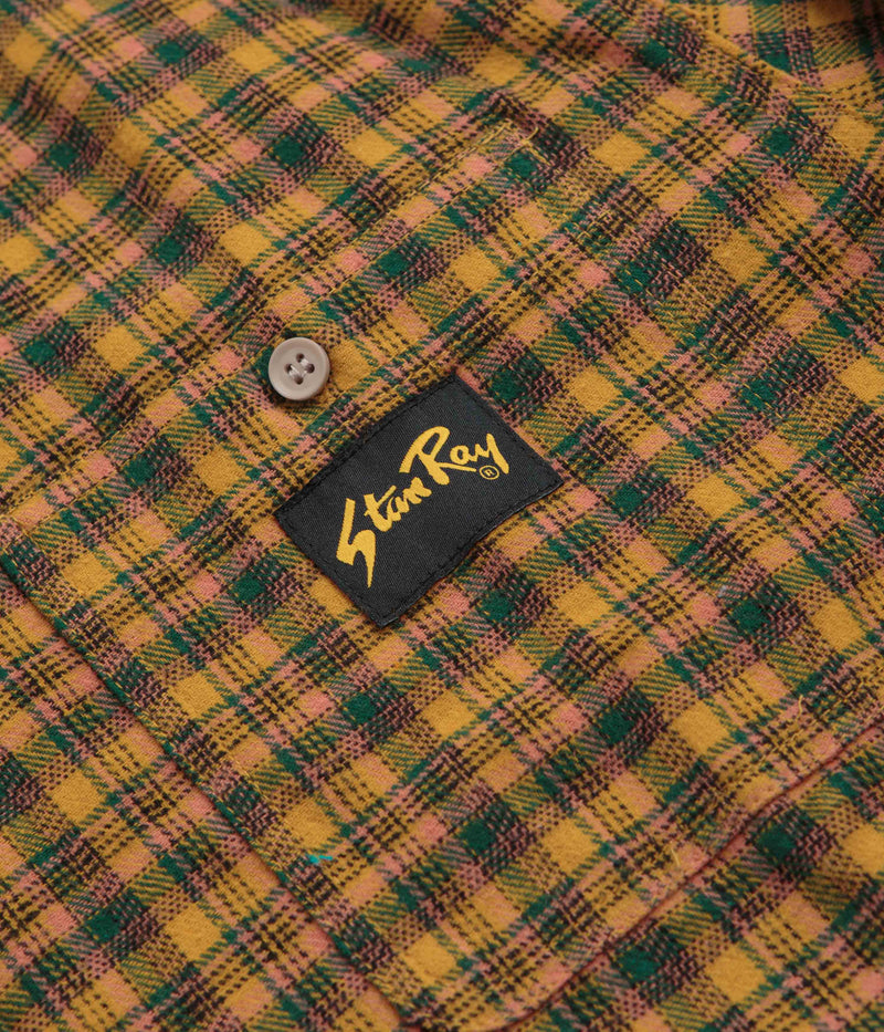 Stan Ray Flannel Shirt in Orange Plaid