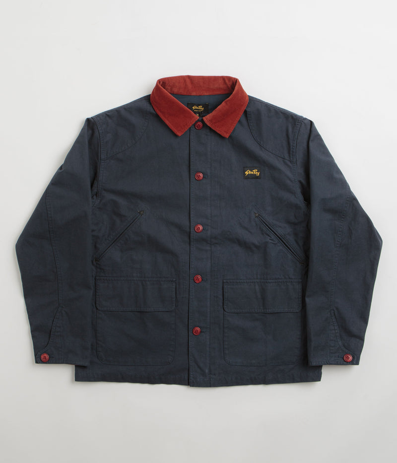 Stan Ray Hunters Jacket in Navy Half Panama