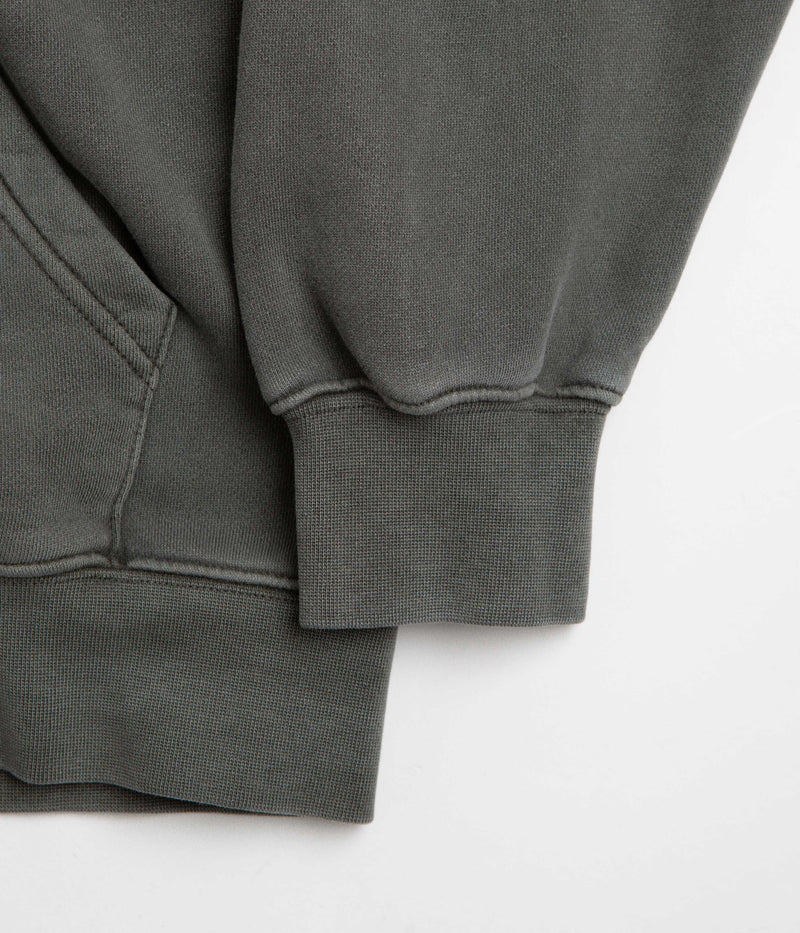 Stan Ray Patch Zip Hoodie in Washed Black
