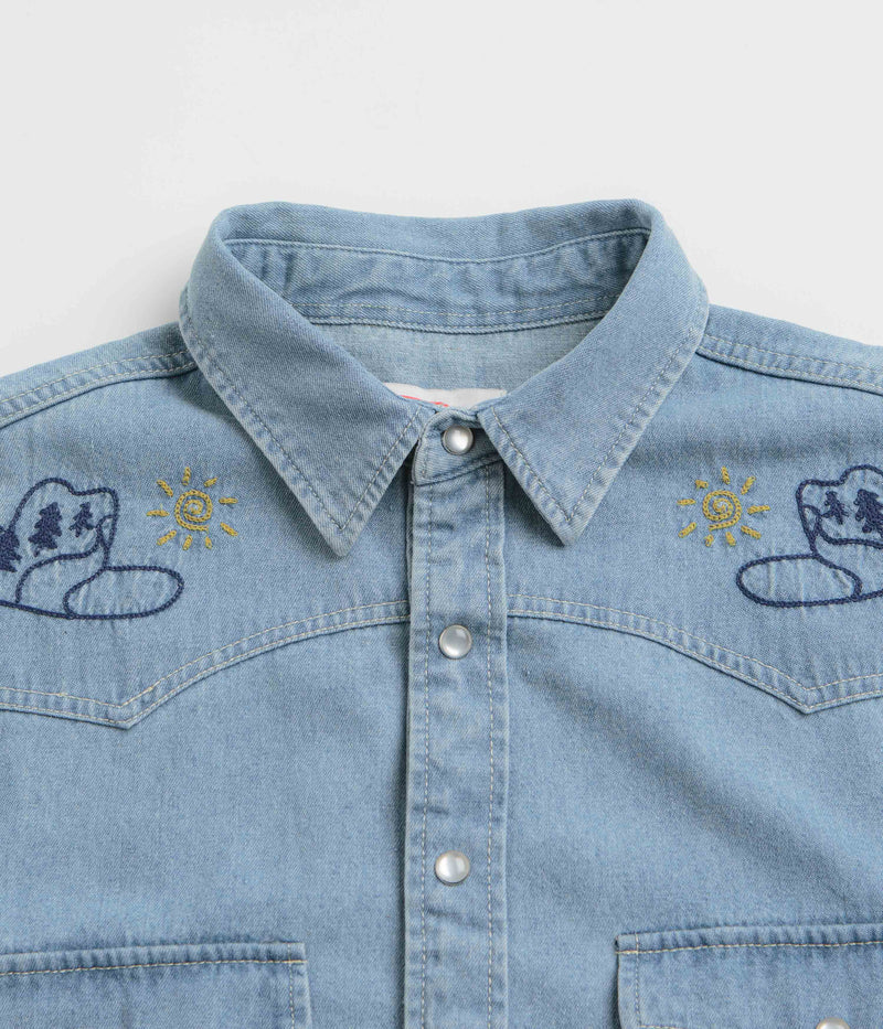 Stan Ray Western Shirt in Stonewashed