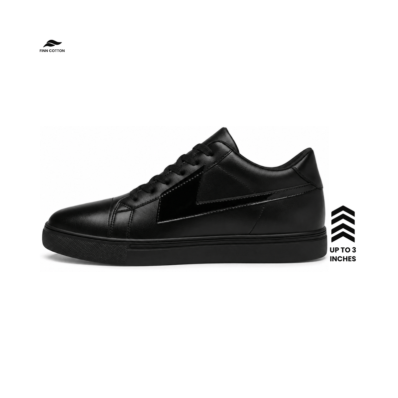 Finn Cotton Stealth Stealth Elevator Dress Shoe | Finn Cotton