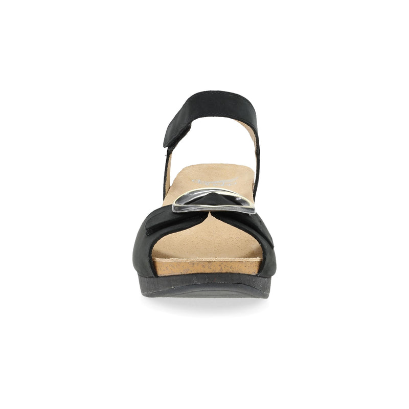 Toe image of Stella Black Milled Nubuck