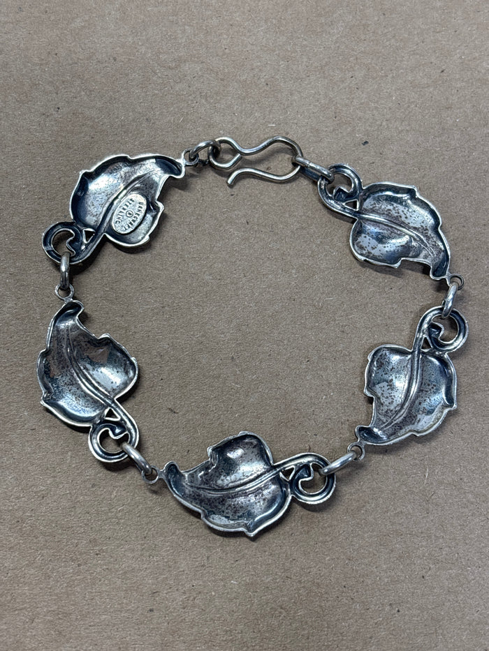 Sterling Leaf Bracelet