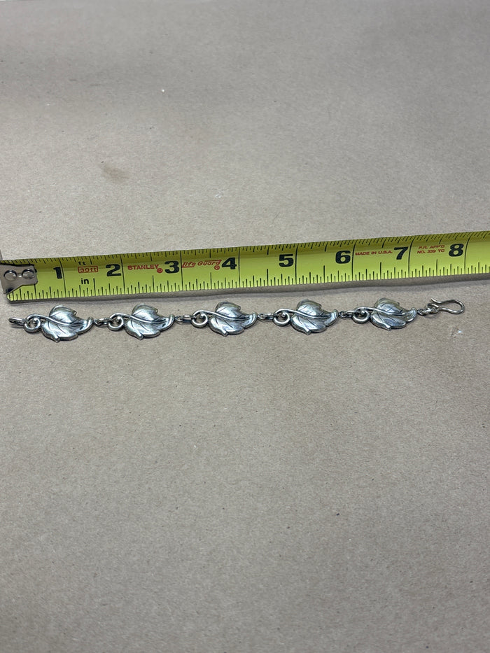 Sterling Leaf Bracelet