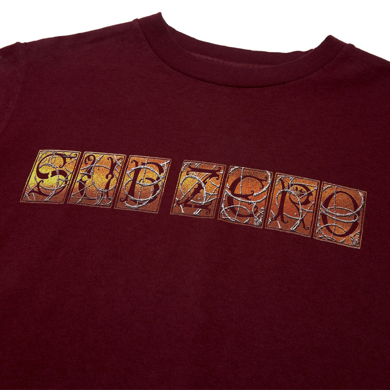 Sub Zero Razor Wire T-Shirt - Burgundy
