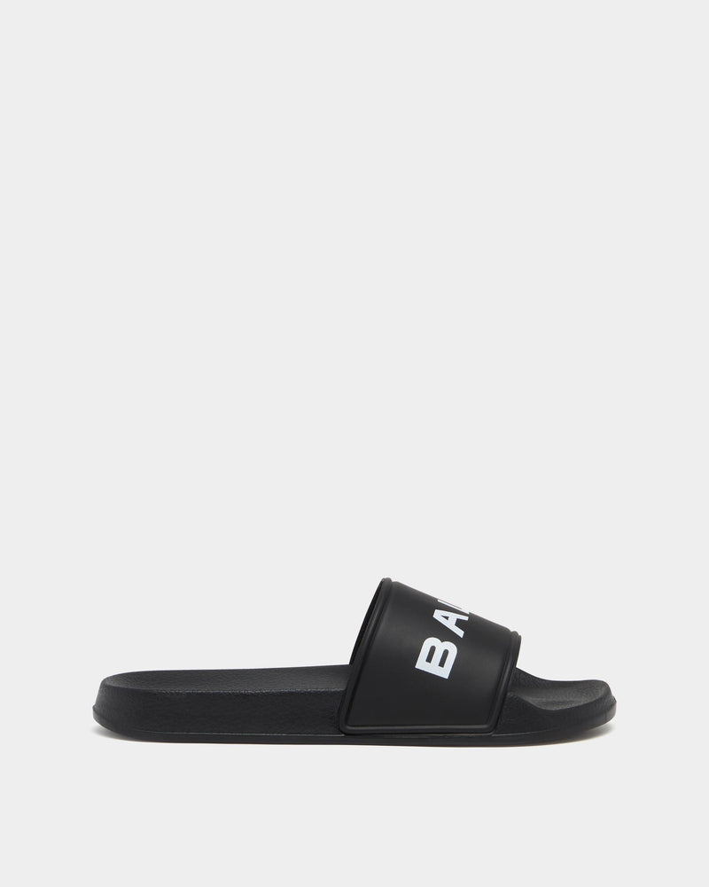Summer Slide In Black Rubber