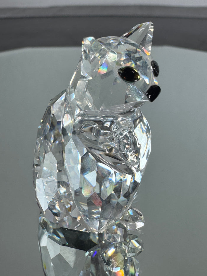 Swarovski Crystal Sitting Cat Figurine