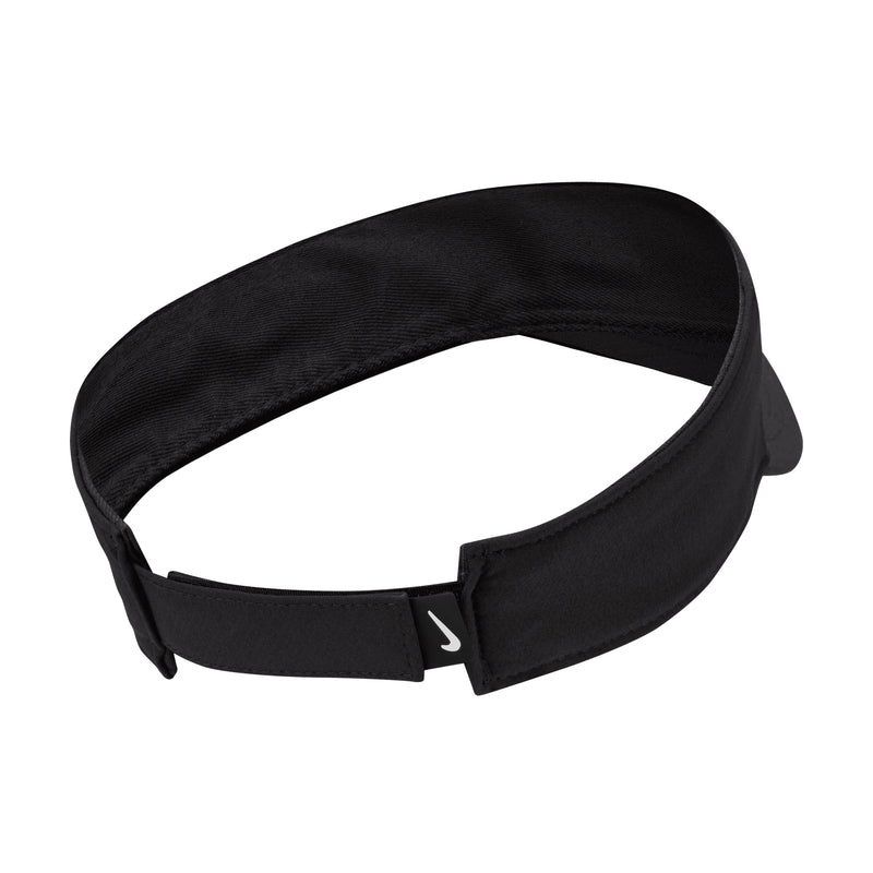 Swoosh Ace Visor in Black/Anthracite/White
