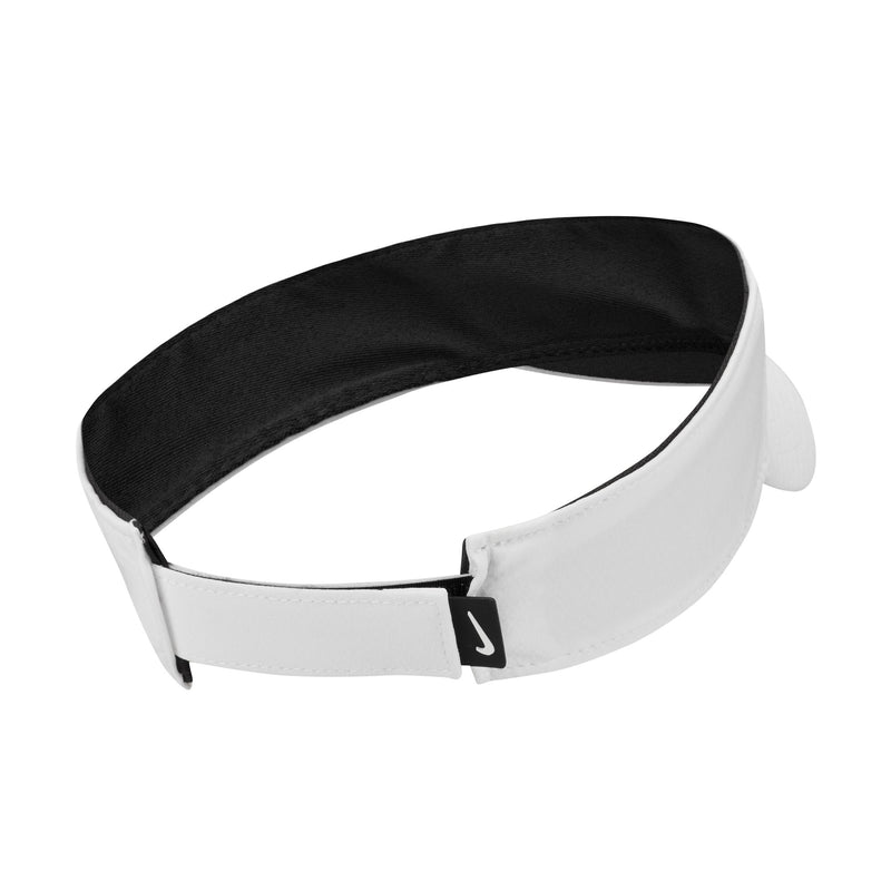 Swoosh Ace Visor in White/Anthracite/Black