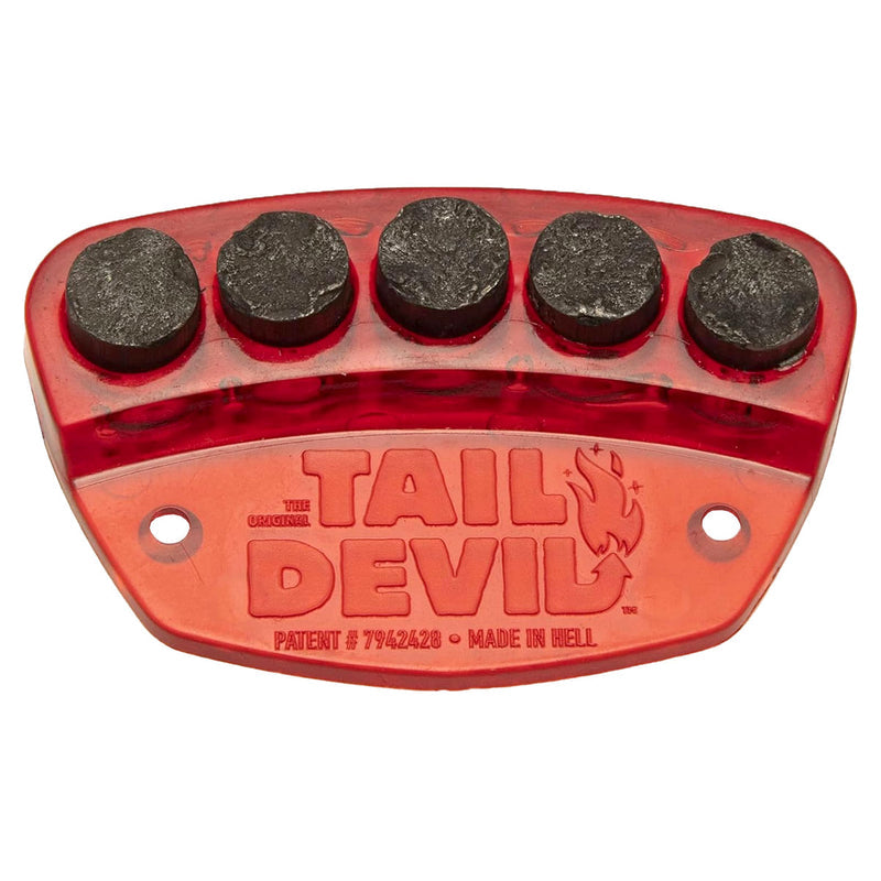 Tail Devil Skateboard Spark Plate - Red