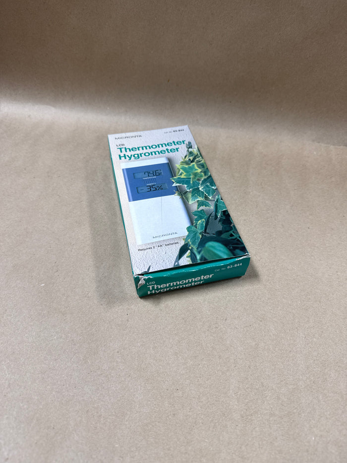 Themometer Hygrometer With Box - WORKS