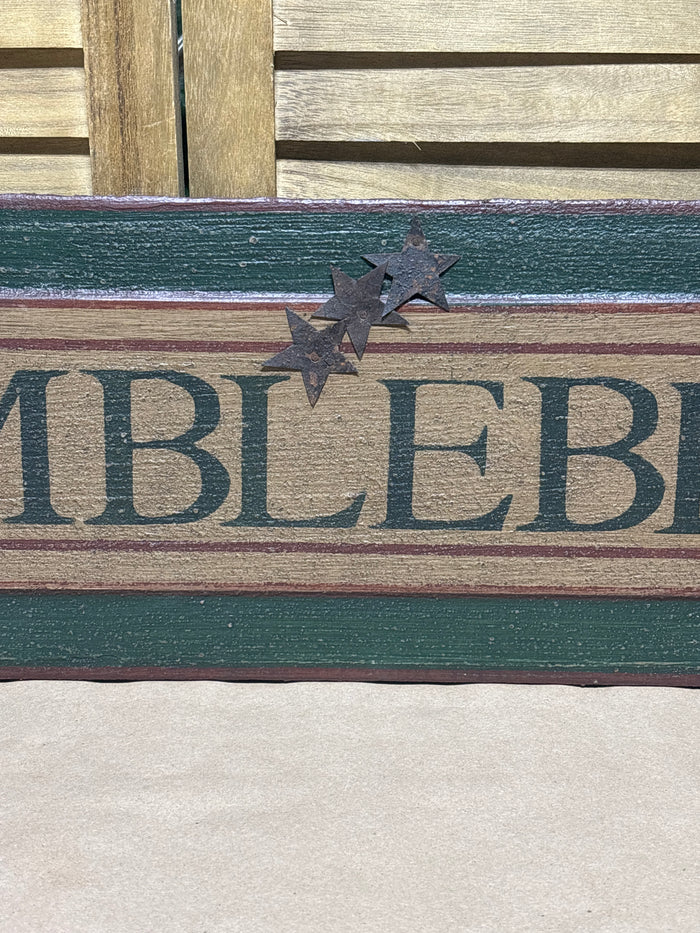 Timbleberry Sign (Special Edition for Timbleberry Shoppe; Signed)