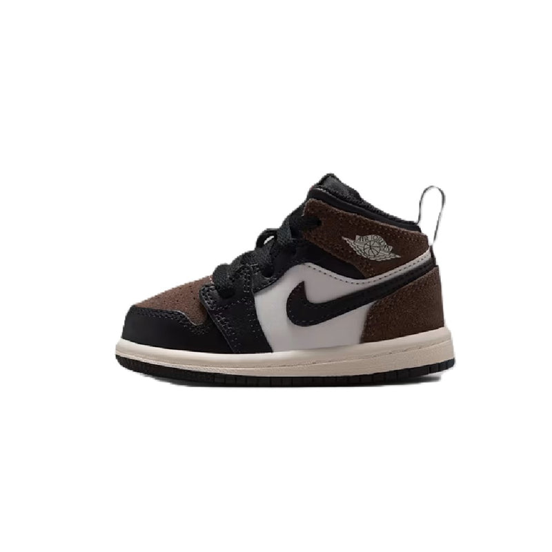 Toddler's Jordan 1 Mid Black/Phantom-Palomino (DQ8425 007)