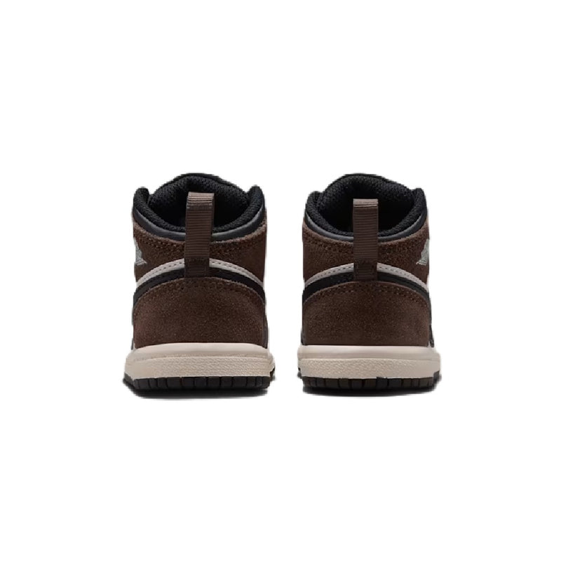 Toddler's Jordan 1 Mid Black/Phantom-Palomino (DQ8425 007)