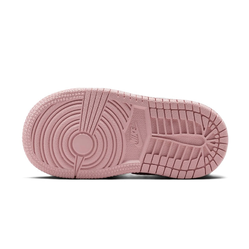Toddler's Jordan 1 Mid Pearl Pink/Med Soft Pink-White (DQ8425 600)