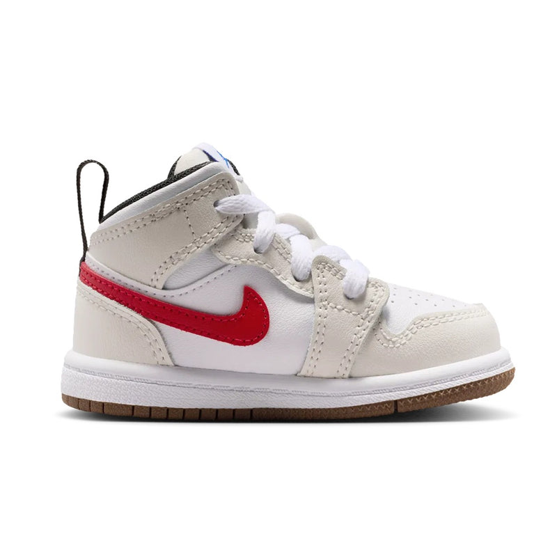 Toddler's Jordan 1 Mid Phantom/Game Royal-White-Sail (DQ8425 004)