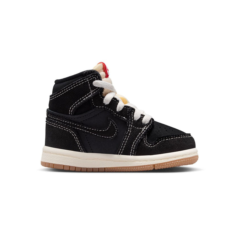 Toddler's Jordan 1 Retro High OG FC Black/Sail-Gum Med Brown (II9925 001)