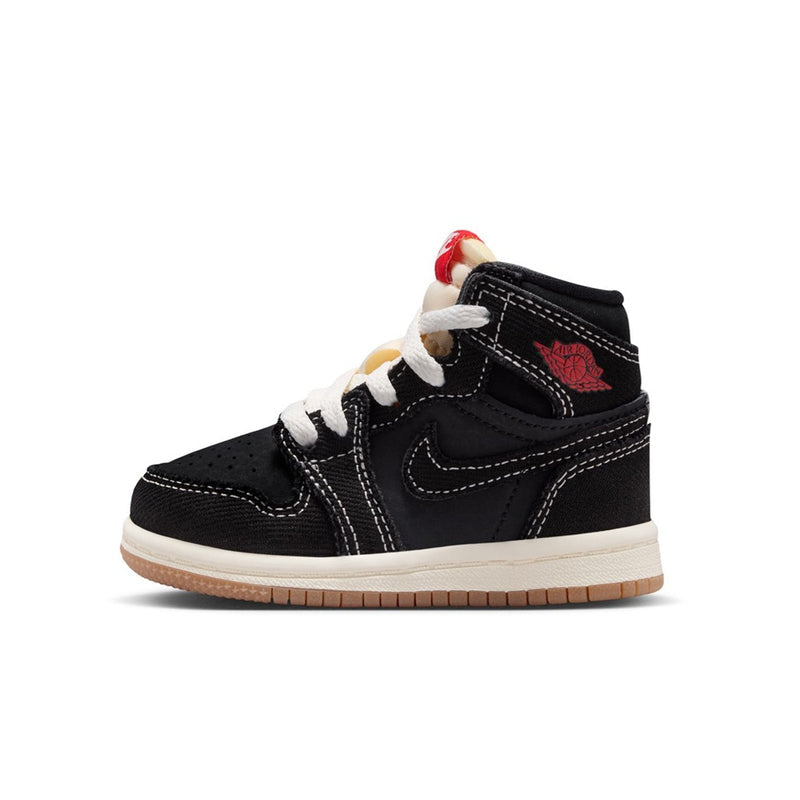Toddler's Jordan 1 Retro High OG FC Black/Sail-Gum Med Brown (II9925 001)