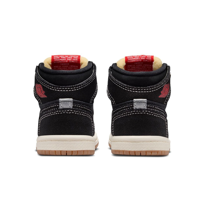 Toddler's Jordan 1 Retro High OG FC Black/Sail-Gum Med Brown (II9925 001)
