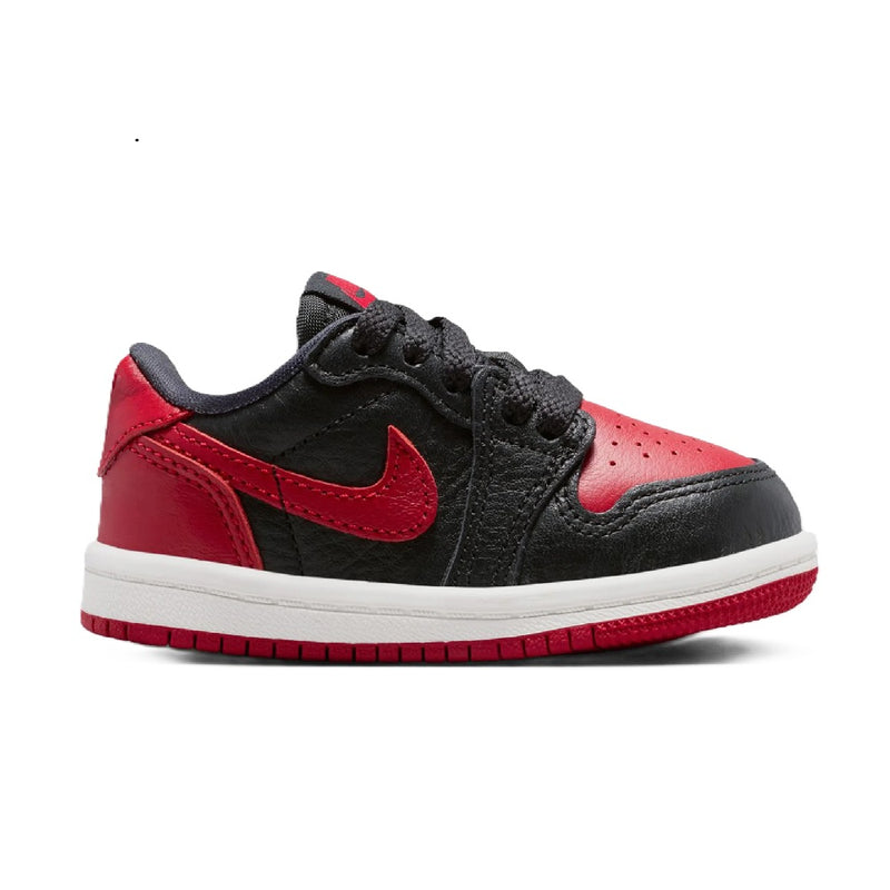 Toddler's Jordan 1 Retro Low OG Black/Black-Varsity Red (IW6279 001)