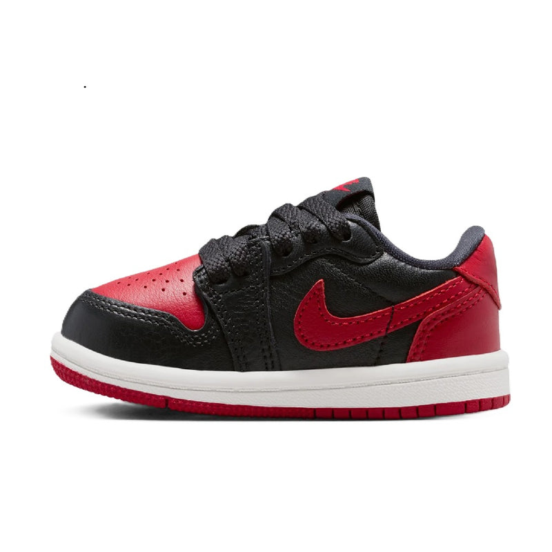 Toddler's Jordan 1 Retro Low OG Black/Black-Varsity Red (IW6279 001)