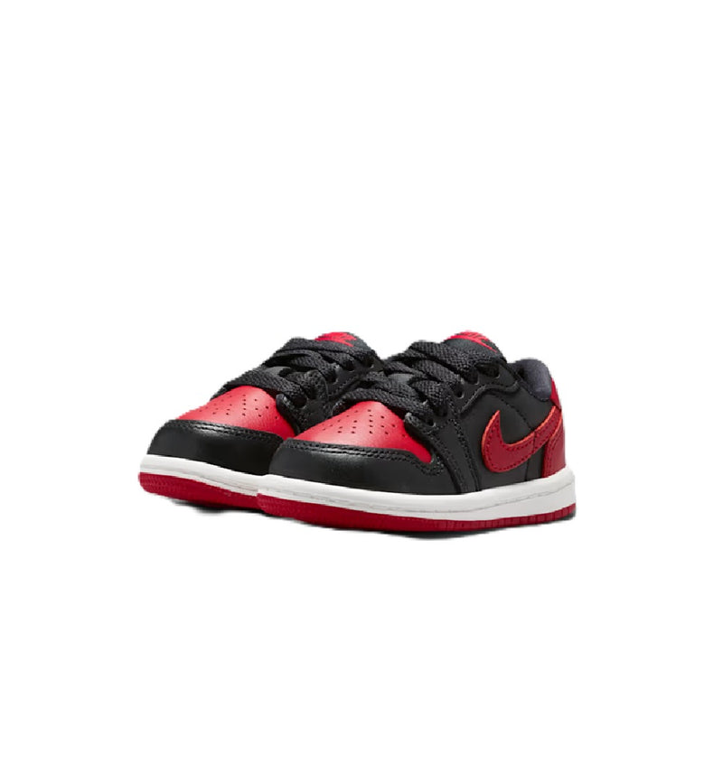 Toddler's Jordan 1 Retro Low OG Black/Black-Varsity Red (IW6279 001)