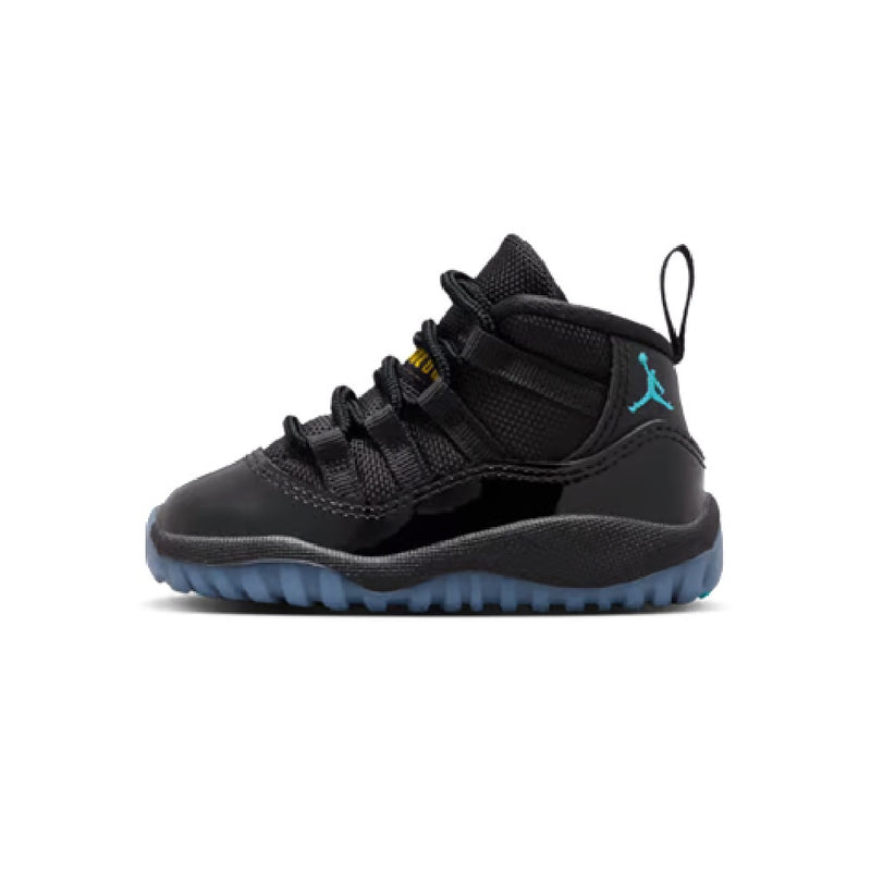 Toddler's Jordan 11 Retro "Gamma Blue" Black/Gamma Blue-Blk (378040 047)