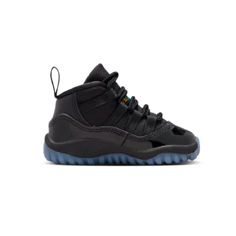 Toddler's Jordan 11 Retro "Gamma Blue" Black/Gamma Blue-Blk (378040 047)