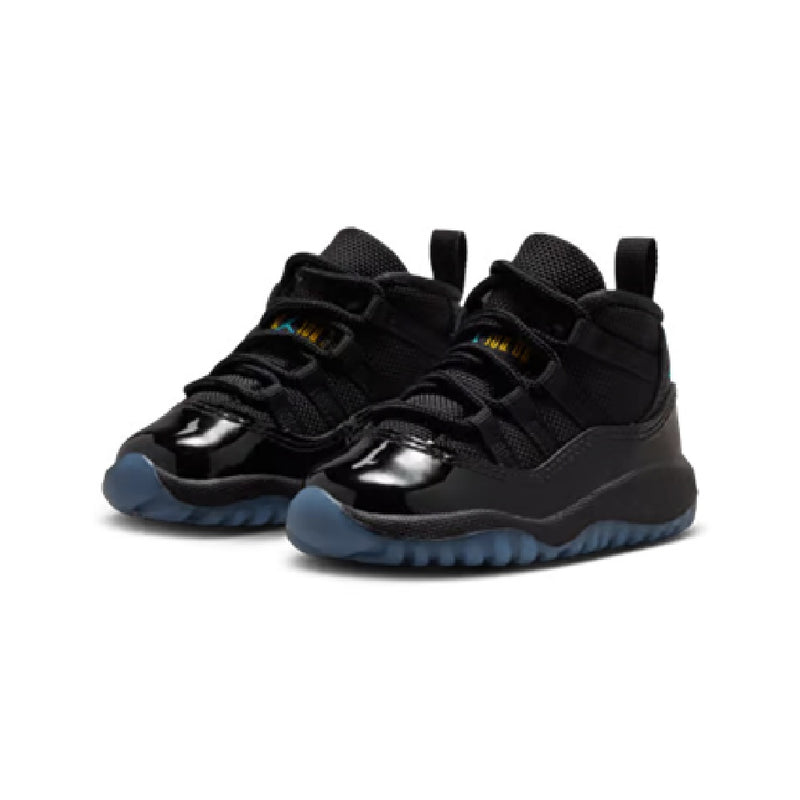 Toddler's Jordan 11 Retro "Gamma Blue" Black/Gamma Blue-Blk (378040 047)