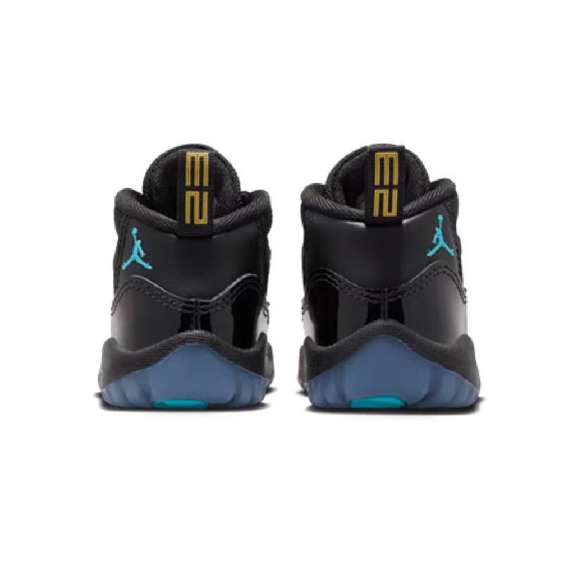 Toddler's Jordan 11 Retro "Gamma Blue" Black/Gamma Blue-Blk (378040 047)