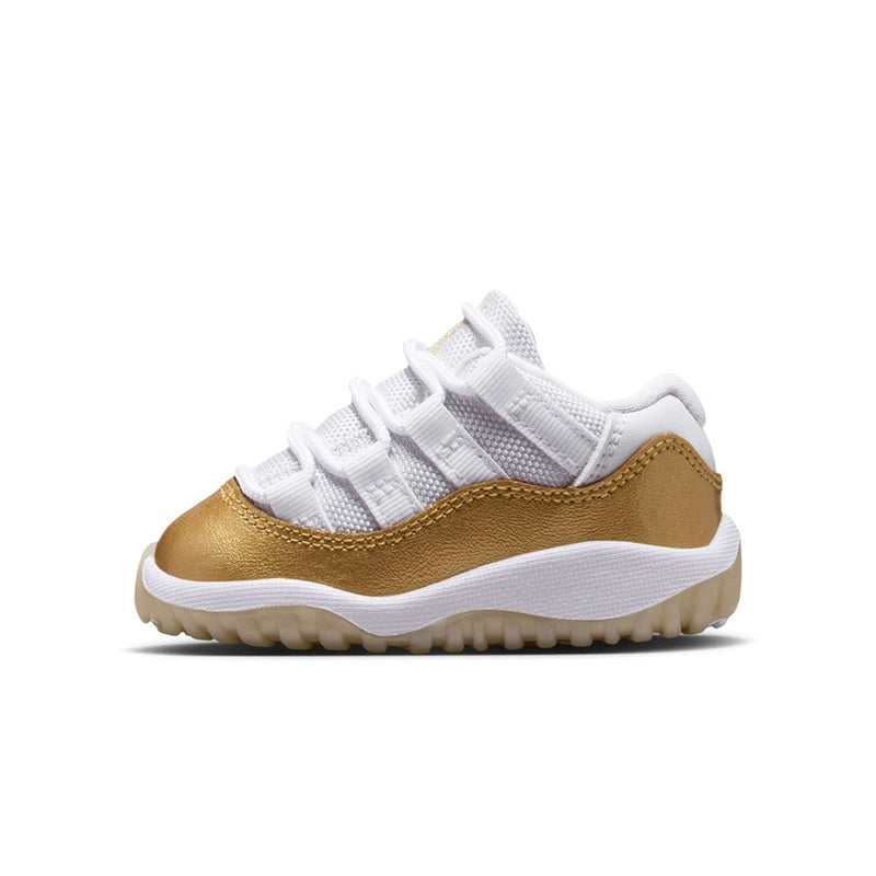 Toddler's Jordan 11 Retro Low "Mother's Day" White/MTLC Gold (645107 102)