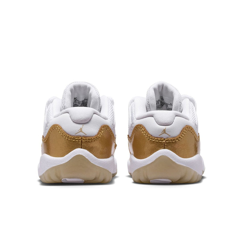 Toddler's Jordan 11 Retro Low "Mother's Day" White/MTLC Gold (645107 102)
