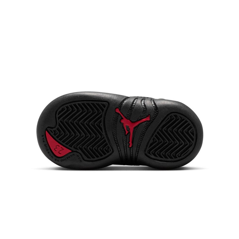 Toddler's Jordan 12 Retro "Bloodline" Black/Varsity Red (850000 003)
