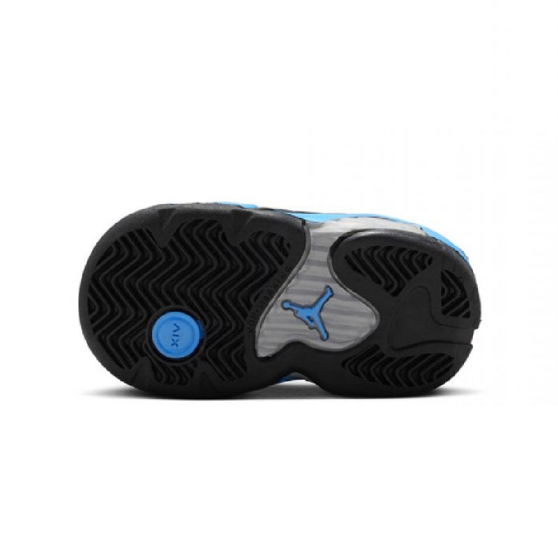 Toddler's Jordan 14 Retro Black/White-University Blue (312093 007)