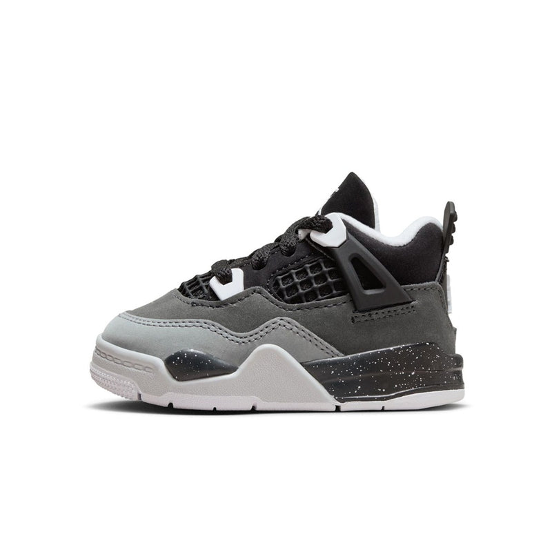 Toddler's Jordan 4 Retro "Fear" Black/White-Anthracite-Black (FV4538 002)