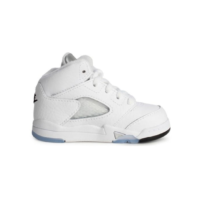 Toddler's Jordan 5 Retro OG "White Metallic" Wht/Blk-Mtlc Sv (HQ7981 103)