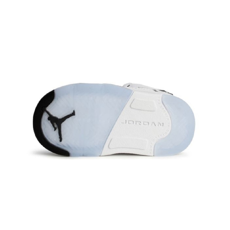 Toddler's Jordan 5 Retro OG "White Metallic" Wht/Blk-Mtlc Sv (HQ7981 103)