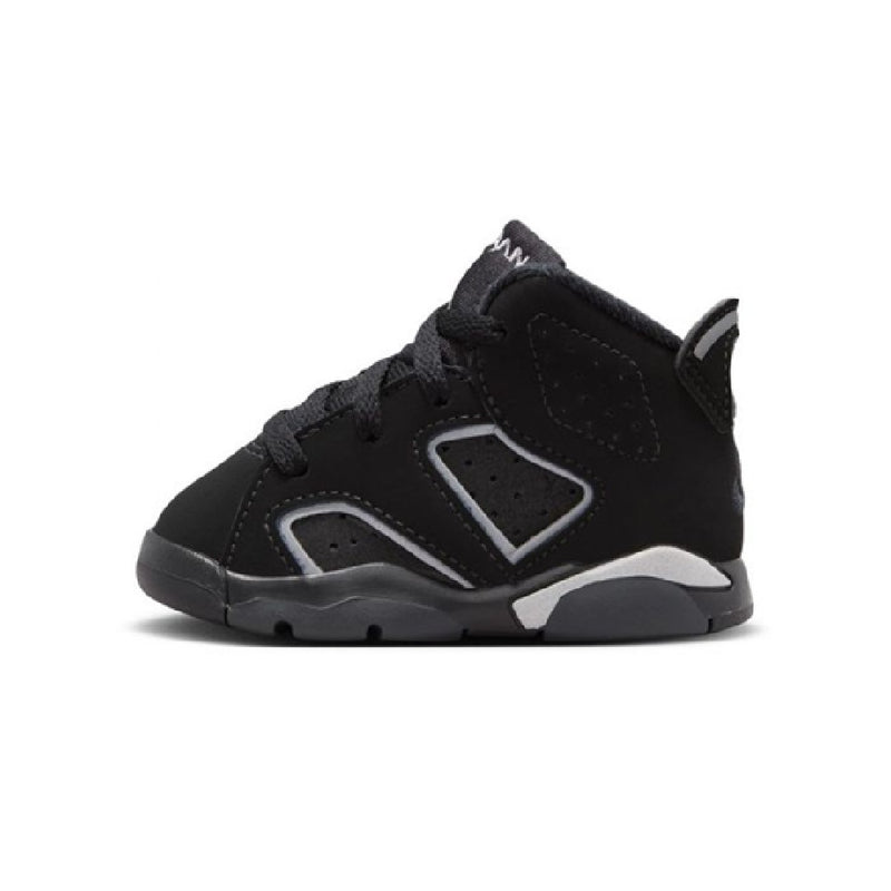 Toddler's Jordan 6 Retro BT "Cap and Gown" Blk/Ref Sil-Blk (IR2296 010)