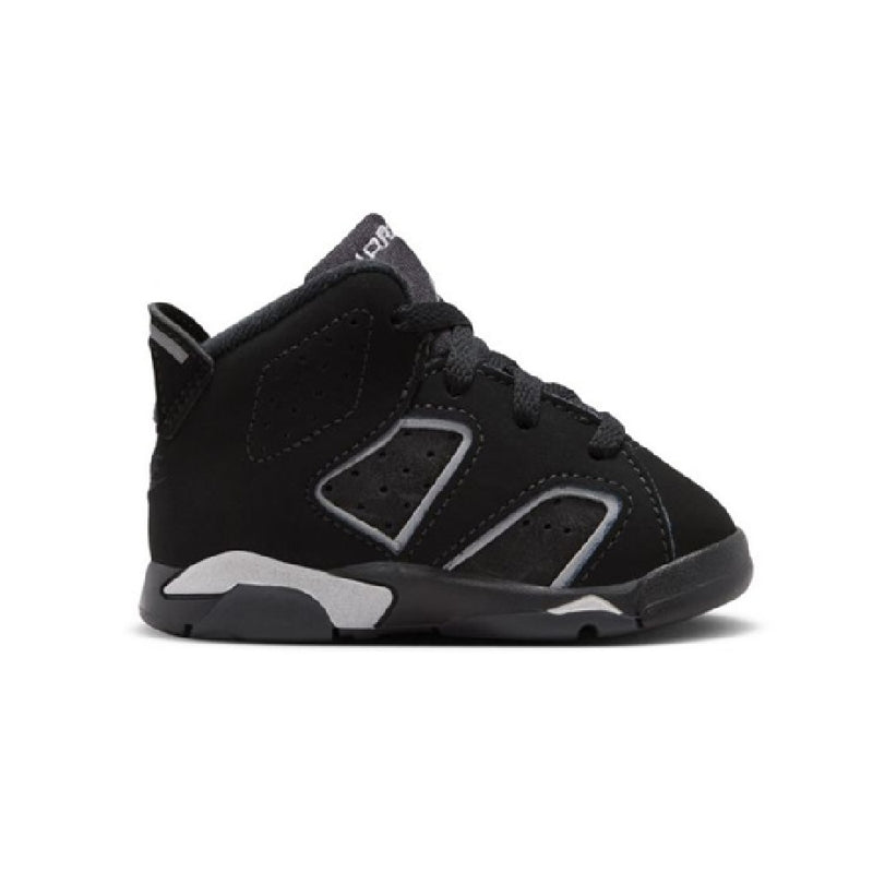 Toddler's Jordan 6 Retro BT "Cap and Gown" Blk/Ref Sil-Blk (IR2296 010)