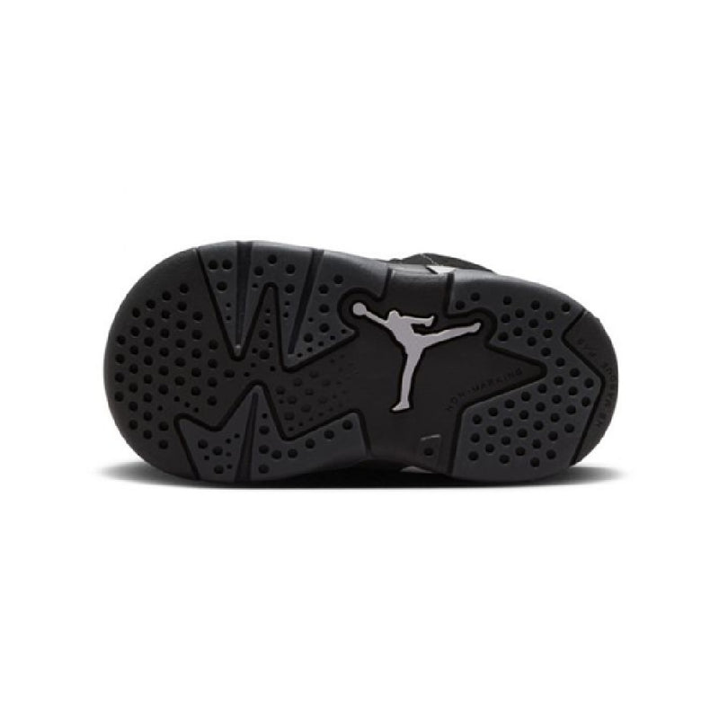 Toddler's Jordan 6 Retro BT "Cap and Gown" Blk/Ref Sil-Blk (IR2296 010)