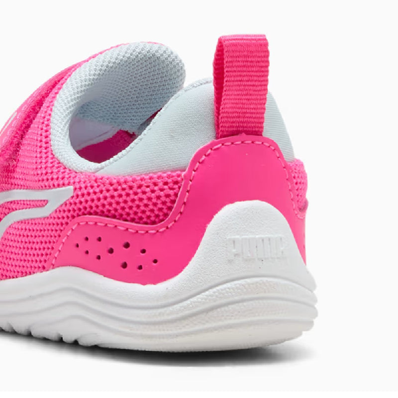 Toddler's Puma Kitten Mesh V Inf Fluro Pink Pes-Sea Glass (402864 03)