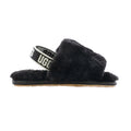 Toddler's UGG Fluff Yeah Slide Black (1098579T-BLK)