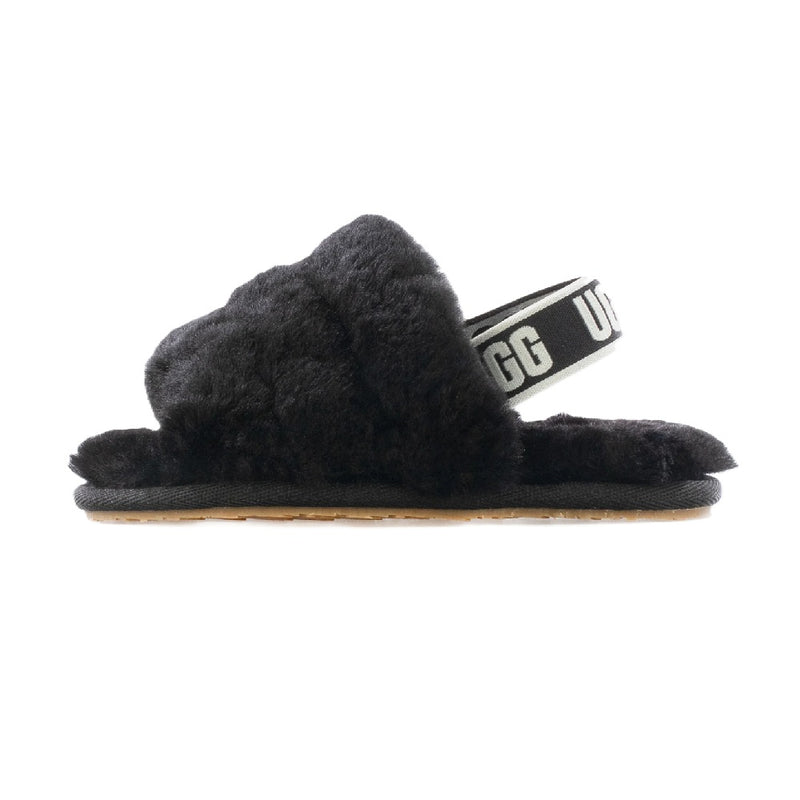 Toddler's UGG Fluff Yeah Slide Black (1098579T-BLK)