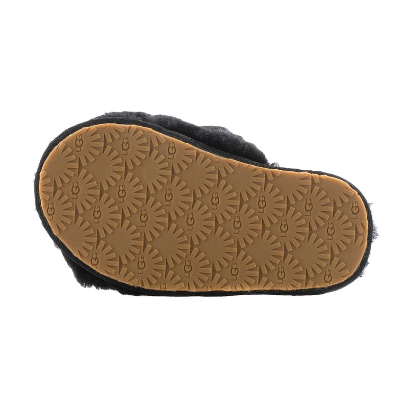 Toddler's UGG Fluff Yeah Slide Black (1098579T-BLK)