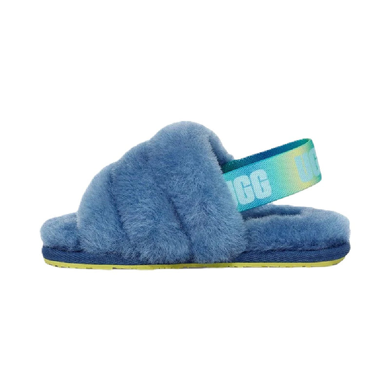 Toddler's UGG Fluff Yeah Slide Mystic Blue Gradient (1120032T-MBGT)