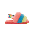 Toddler's UGG Fluff Yeah Slide Peach Bliss Multi (1124931T-PBMT)