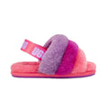 Toddler's UGG Fluff Yeah Slide Purple Rainbow (1120073T-PPRB)