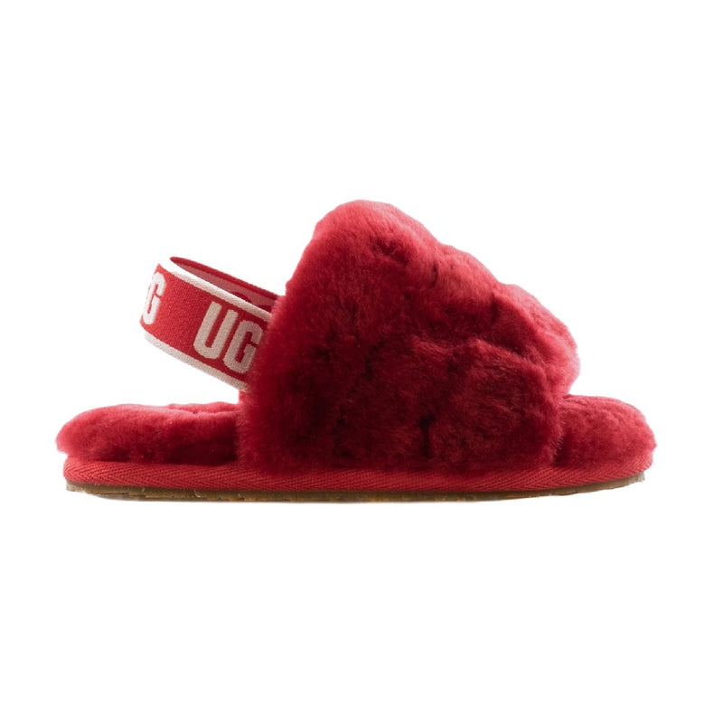 Toddler's UGG Fluff Yeah Slide Ribbon Red (1098579T-RBRD)