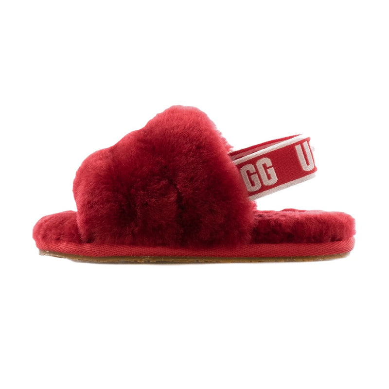 Toddler's UGG Fluff Yeah Slide Ribbon Red (1098579T-RBRD)