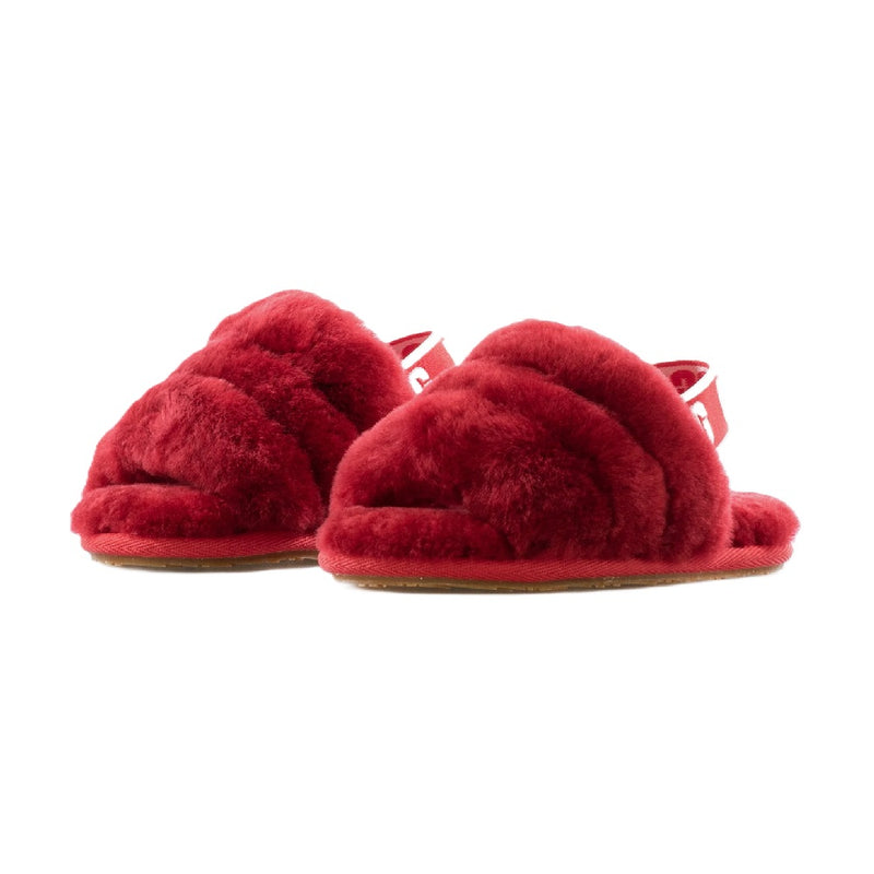 Toddler's UGG Fluff Yeah Slide Ribbon Red (1098579T-RBRD)